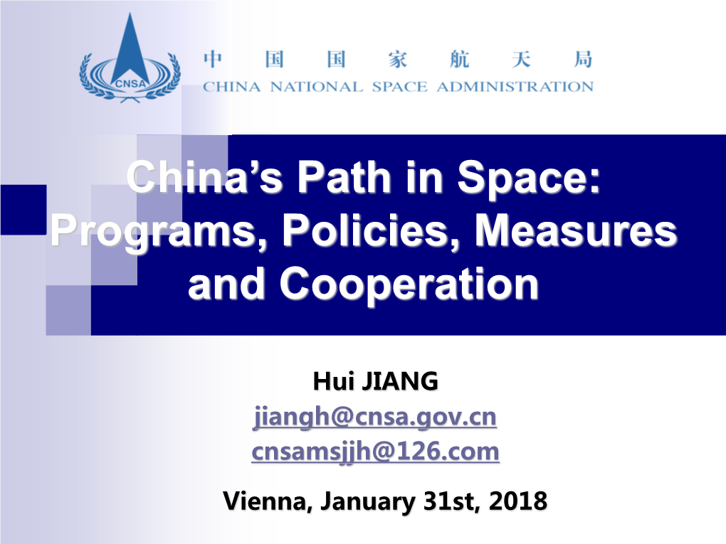 China Space White Paper