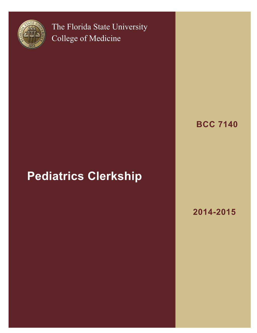 Pediatrics Clerkship