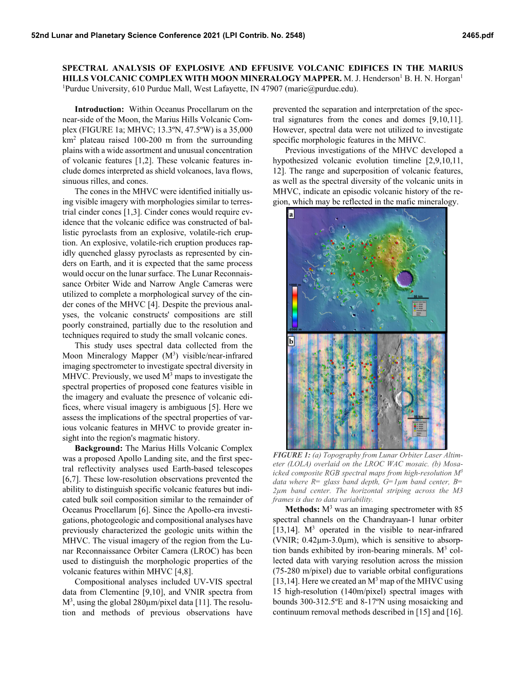 Spectral Analysis of Explosive and Effusive Volcanic Edifices in the Marius Hills Volcanic Complex with Moon Mineralogy Mapper. M