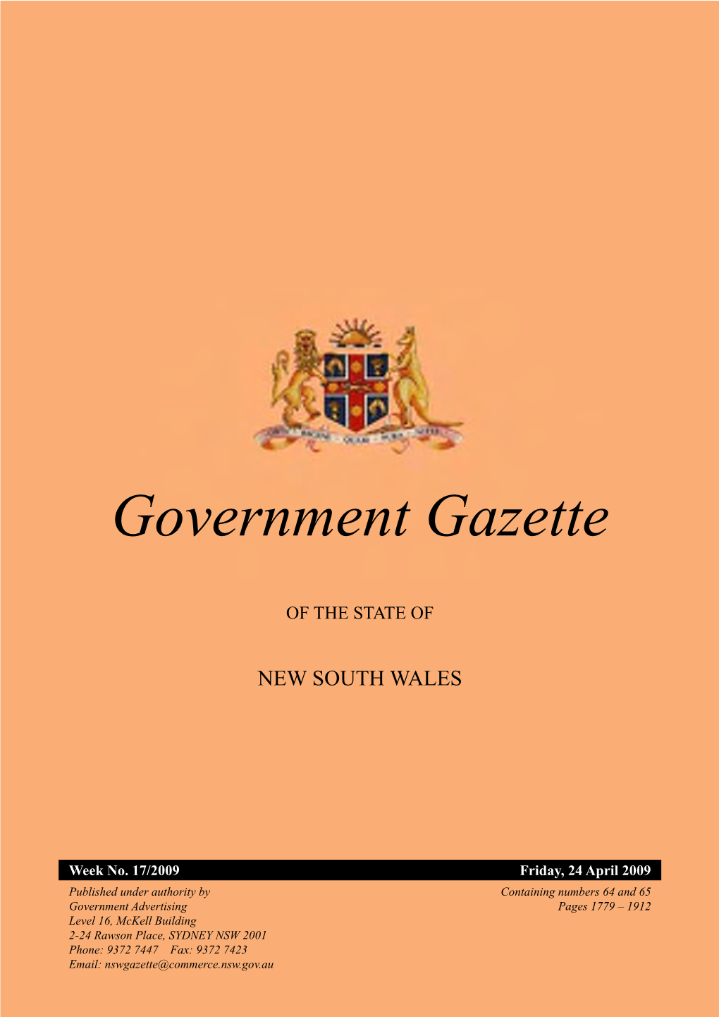 Government Gazette