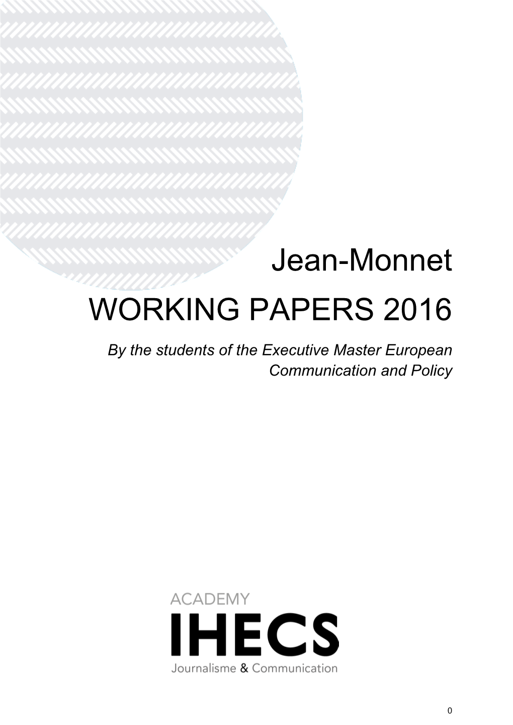 Jean-Monnet WORKING PAPERS 2016