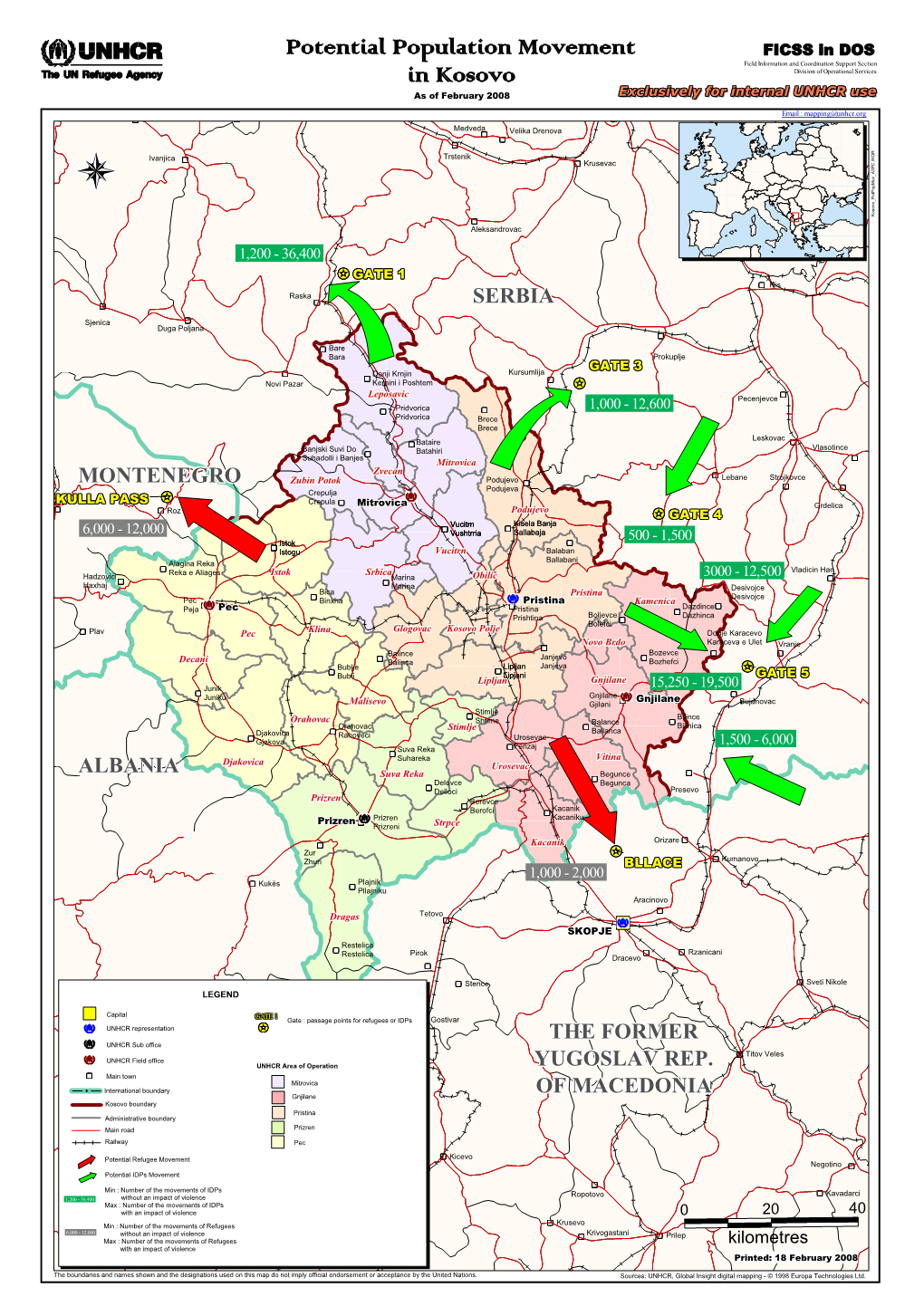 Potential Population Movement