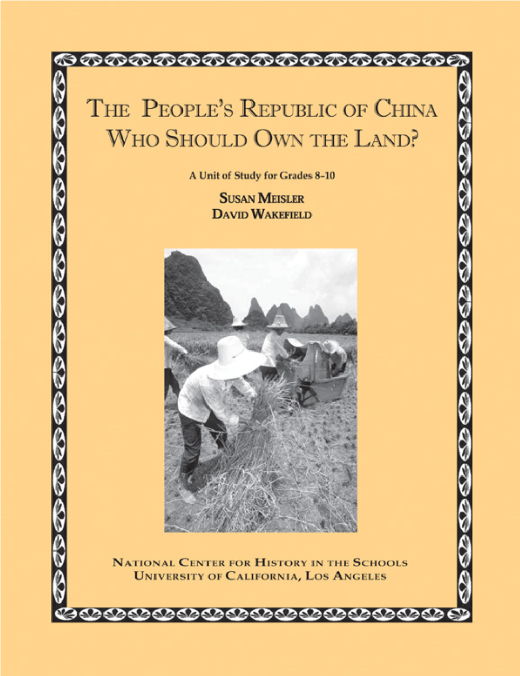 The People's Republic O. China Who Should Own the Land?