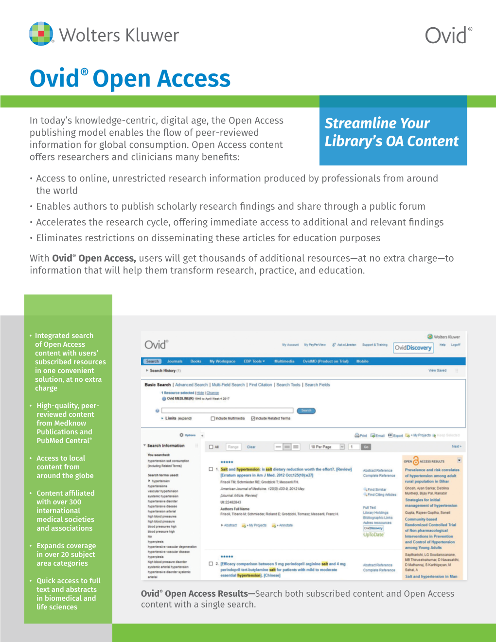 Ovid® Open Access