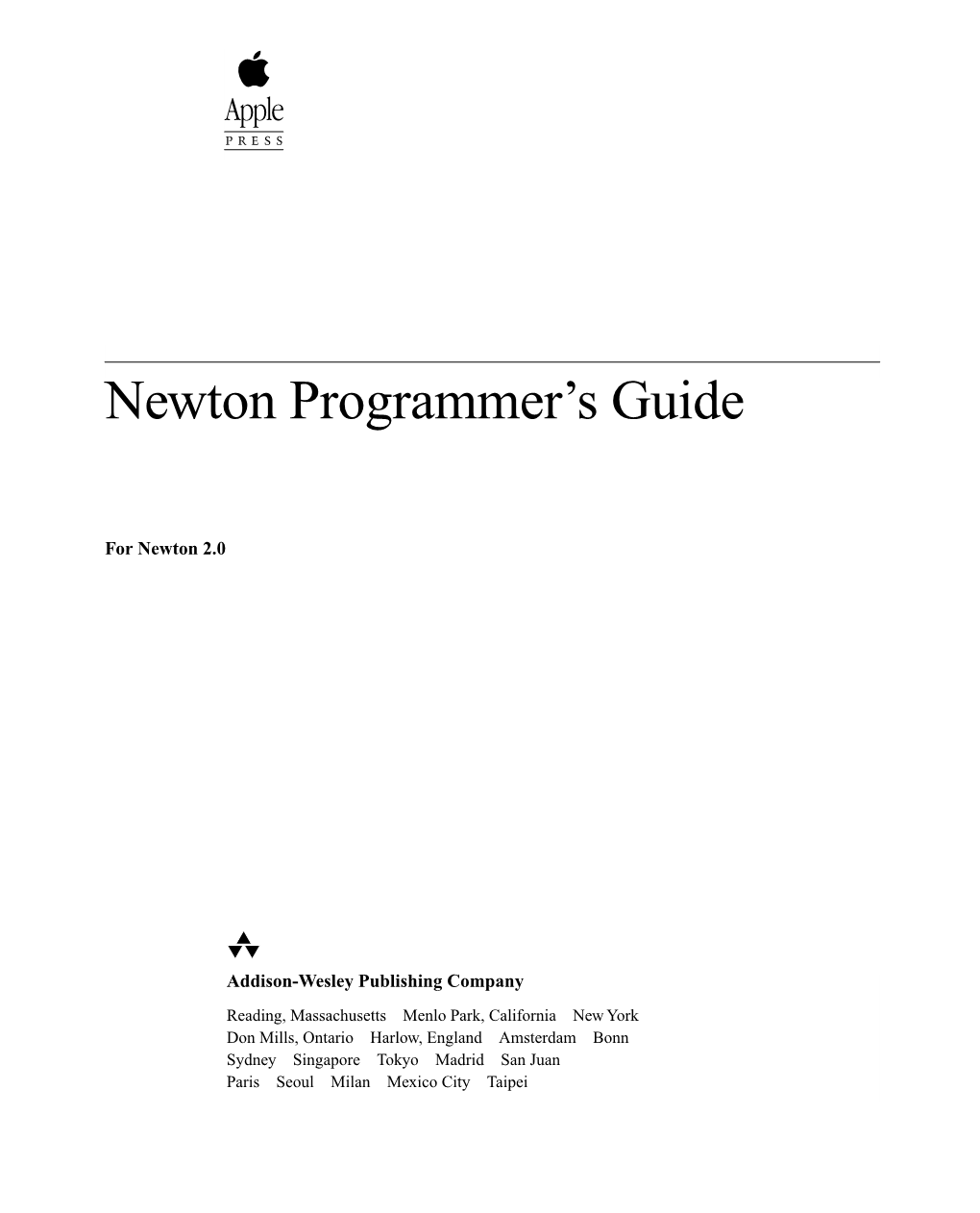 Newton Programmer's Guide