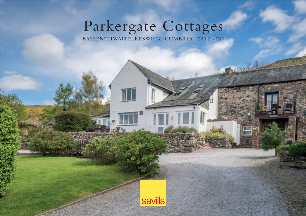 Parkergate Cottages BASSENTHWAITE, KESWICK, CUMBRIA, CA12 4QG