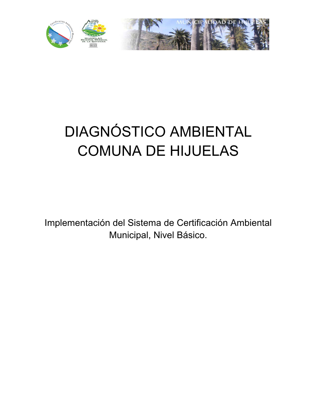 Diagnóstico Ambiental Comuna De Hijuelas