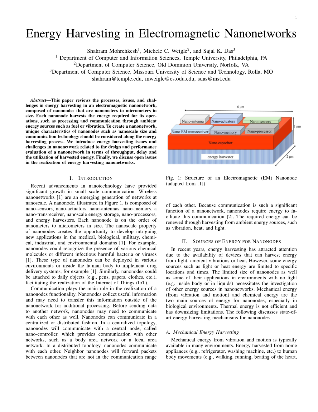 Energy Harvesting in Electromagnetic Nanonetworks