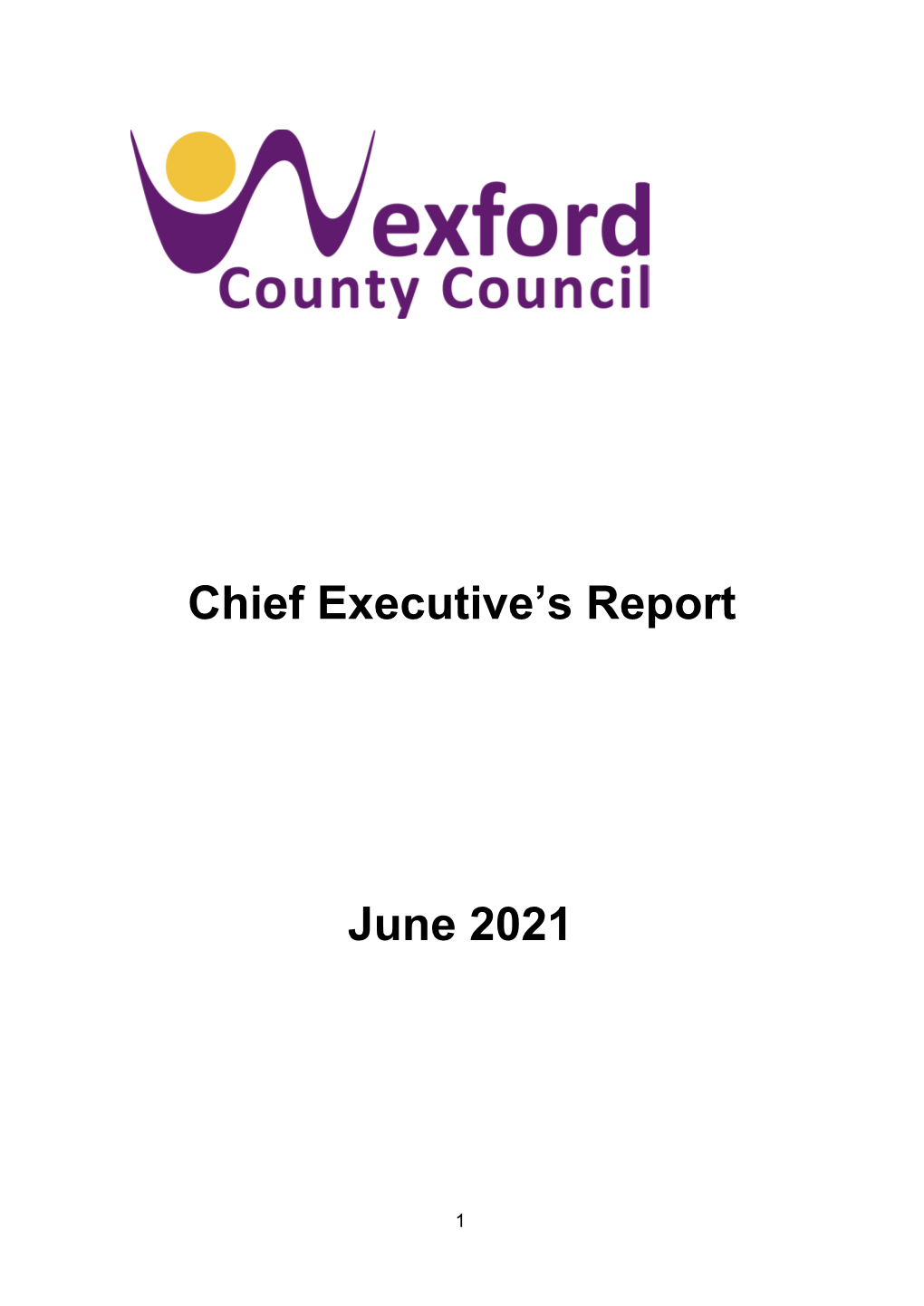 Chief Executive's Report