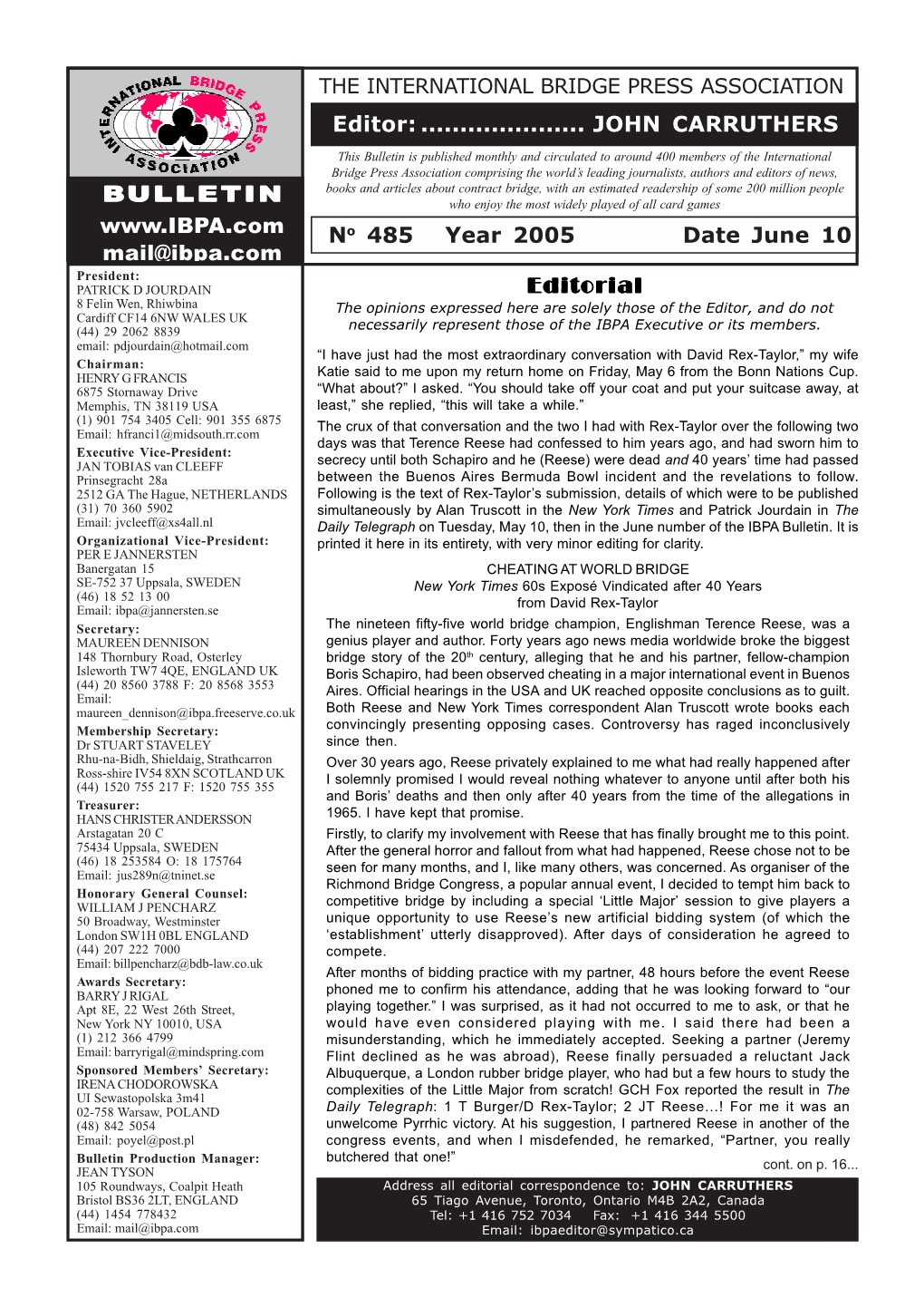 IBPA Bulletin 479 December 2004