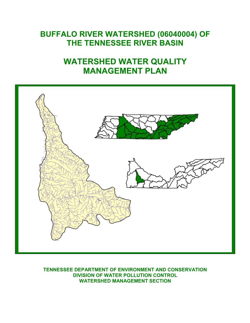 Buffalo River Watershed (06040004) of the Tennessee River Basin