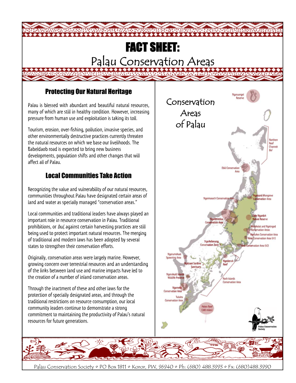 Conservation Areas Fact Sheet.Pub