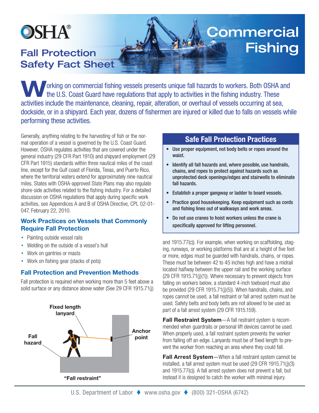 Fall Protection Safety for Commercial Fishing