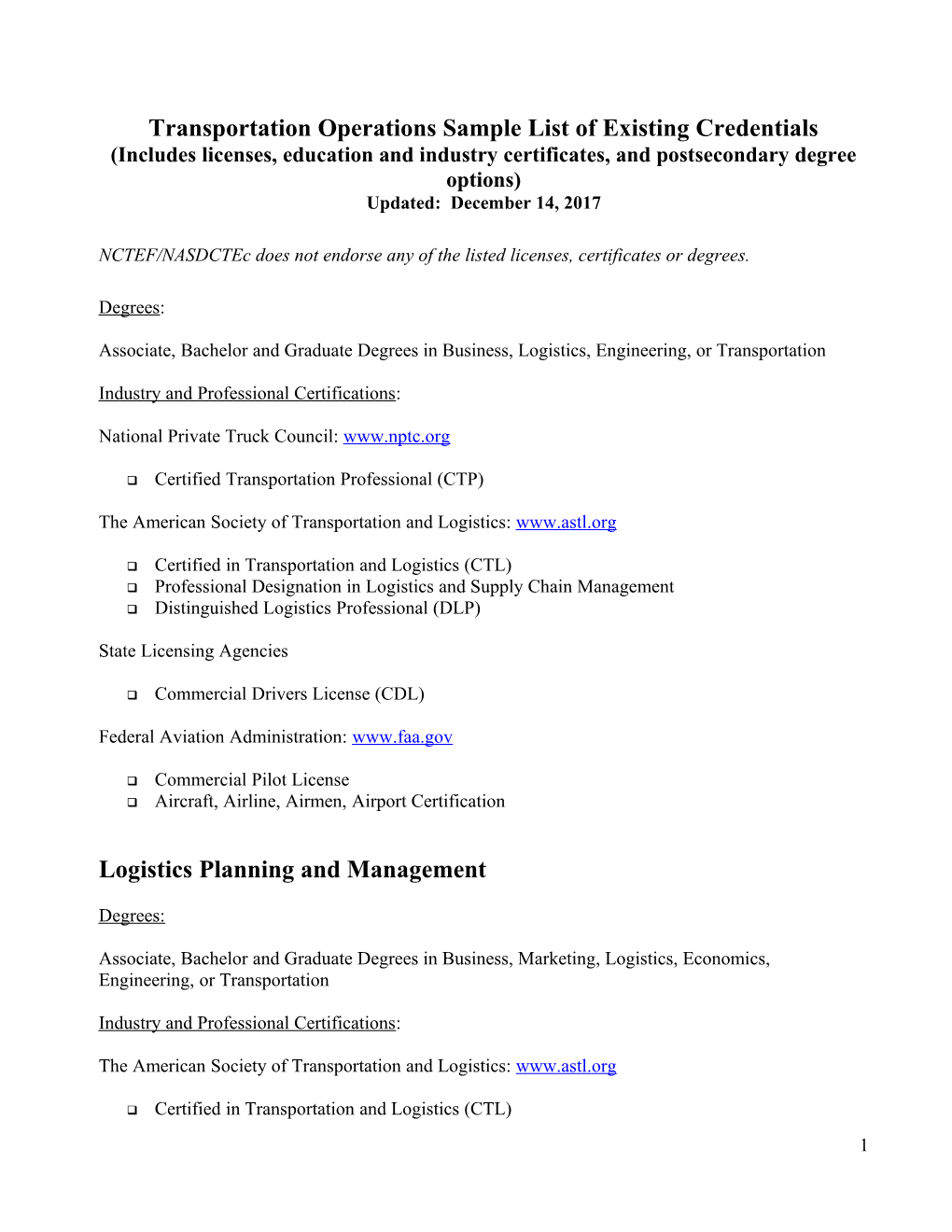 Logistics Planning And Management