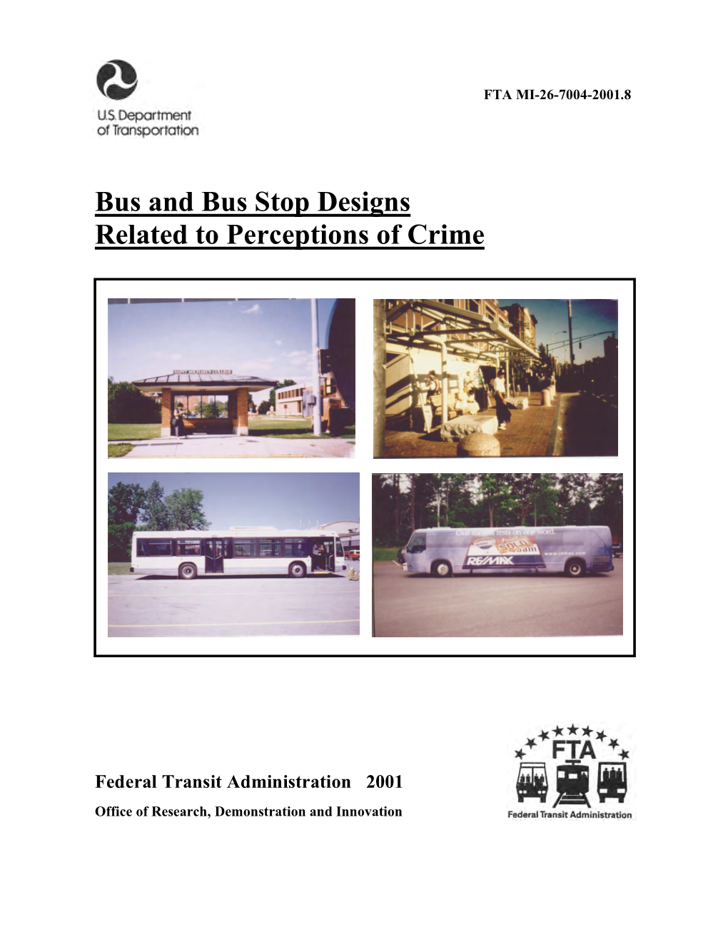 Bus and Bus Stop Designs Related to Perceptions of Crime