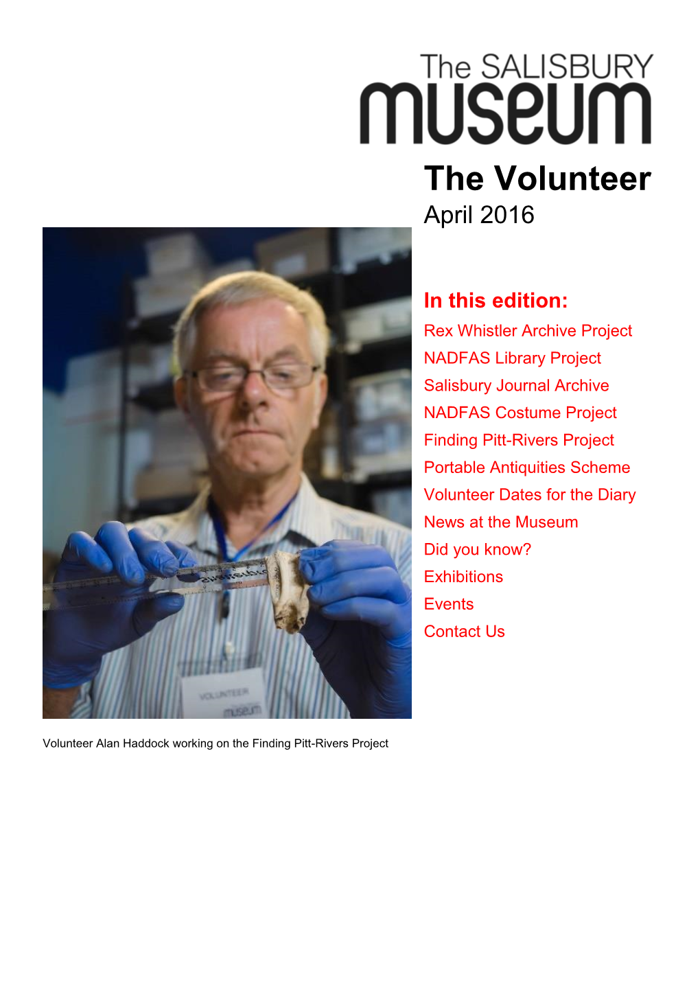 The Volunteer April 2016