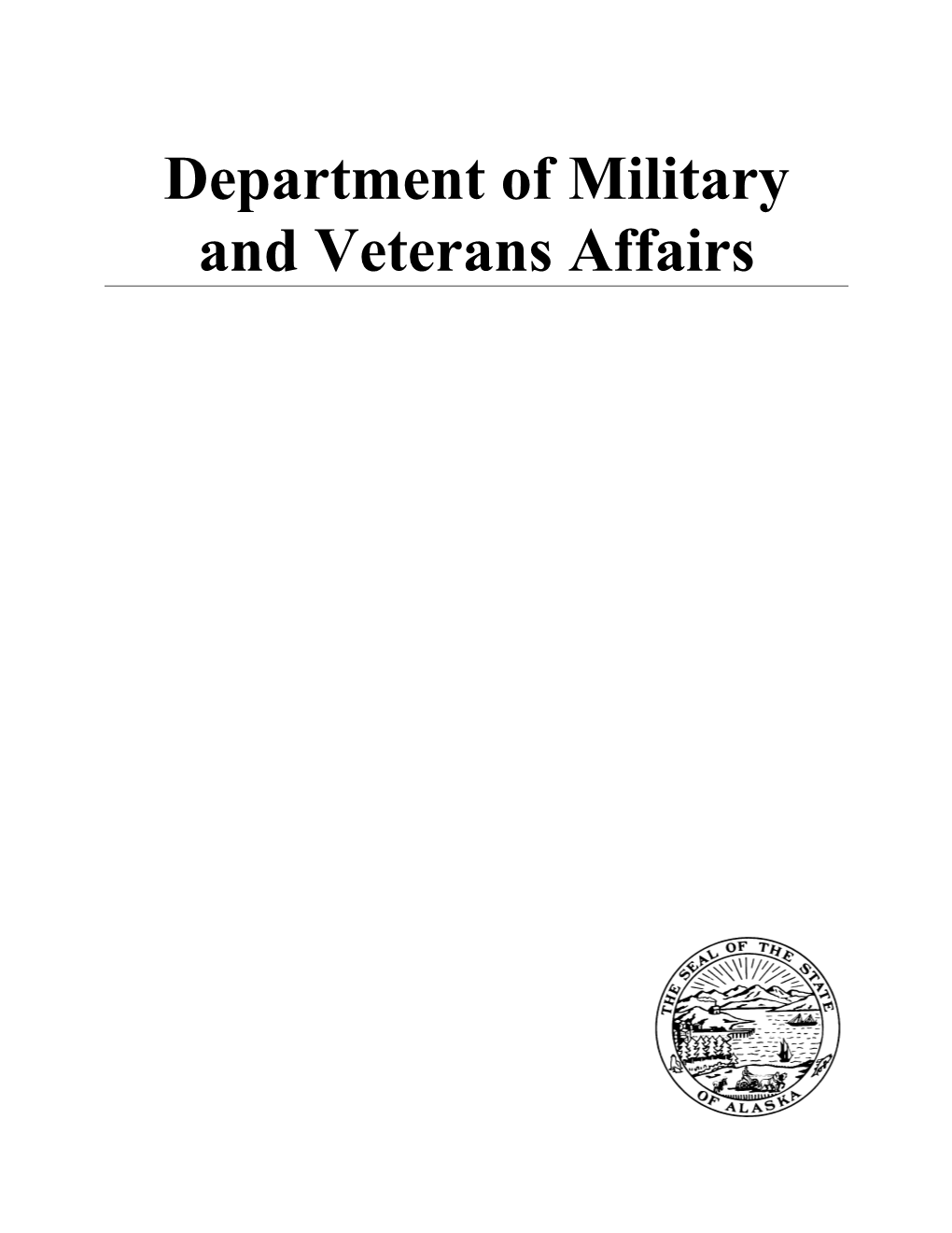 Dept of Military & Veterans Affairs