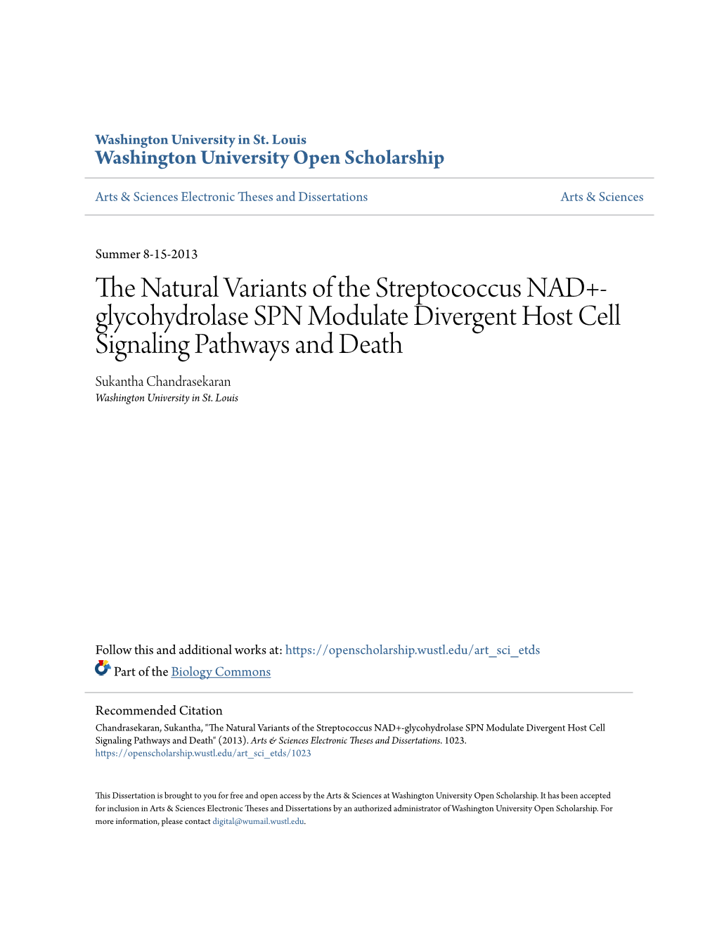 The Natural Variants of the Streptococcus NAD+-Glycohydrolase SPN Modulate Divergent Host Cell Signaling Pathways and Death