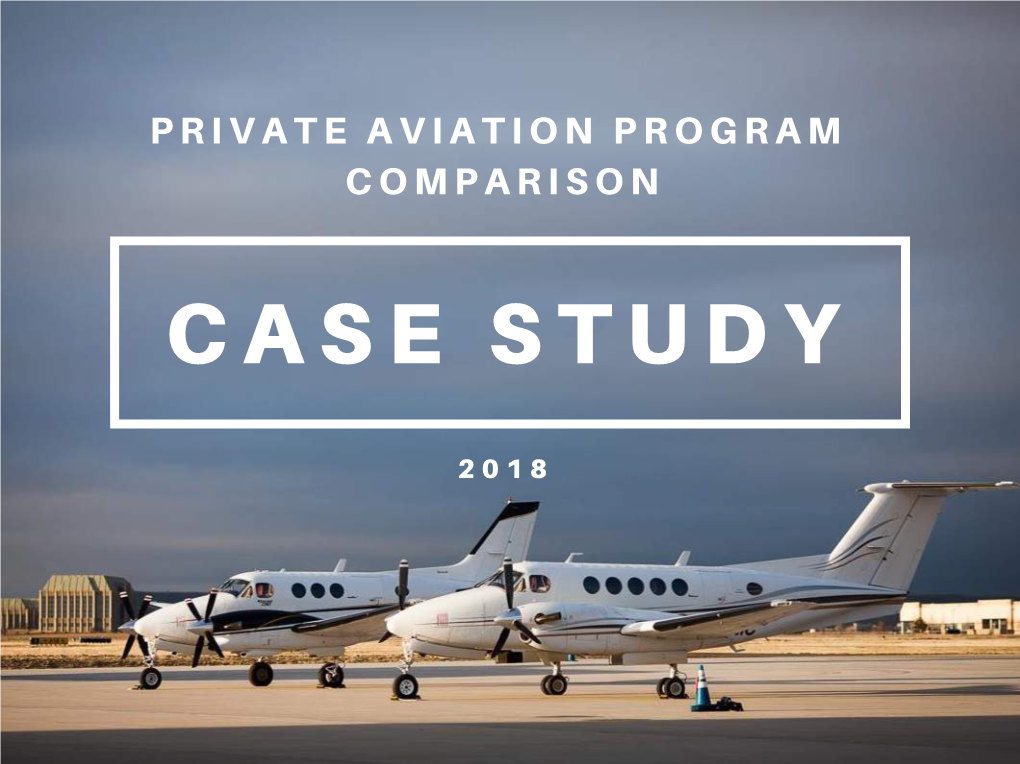 Private Aviation Program Comparison