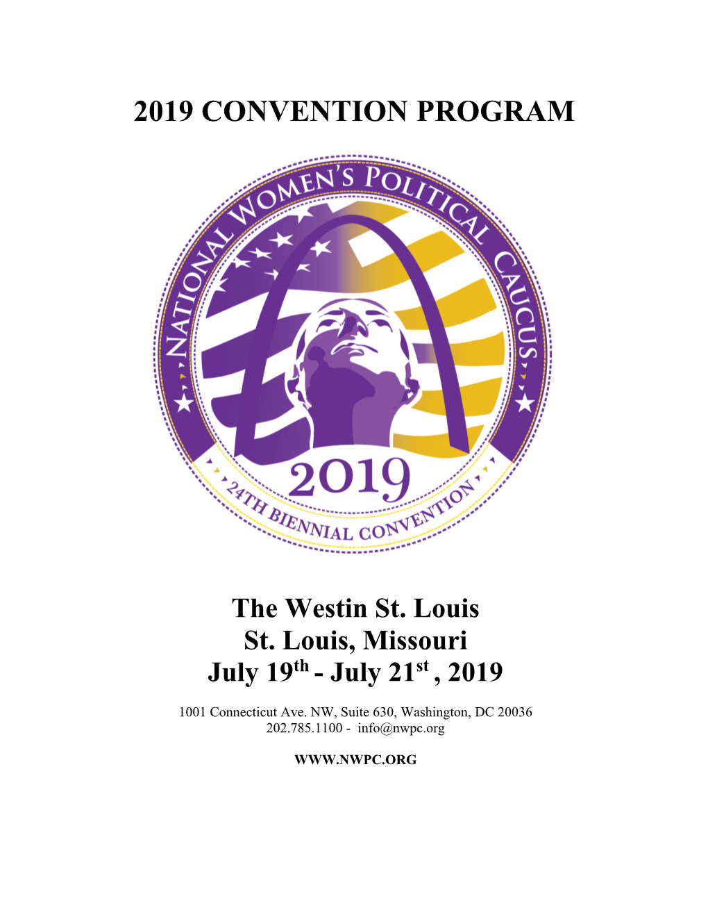 2019 Convention Program