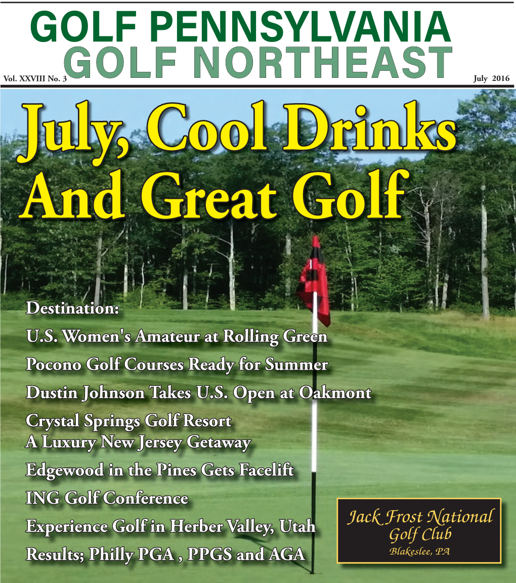 GOLF PENNSYLVANIA GOLF NORTHEAST July 2016