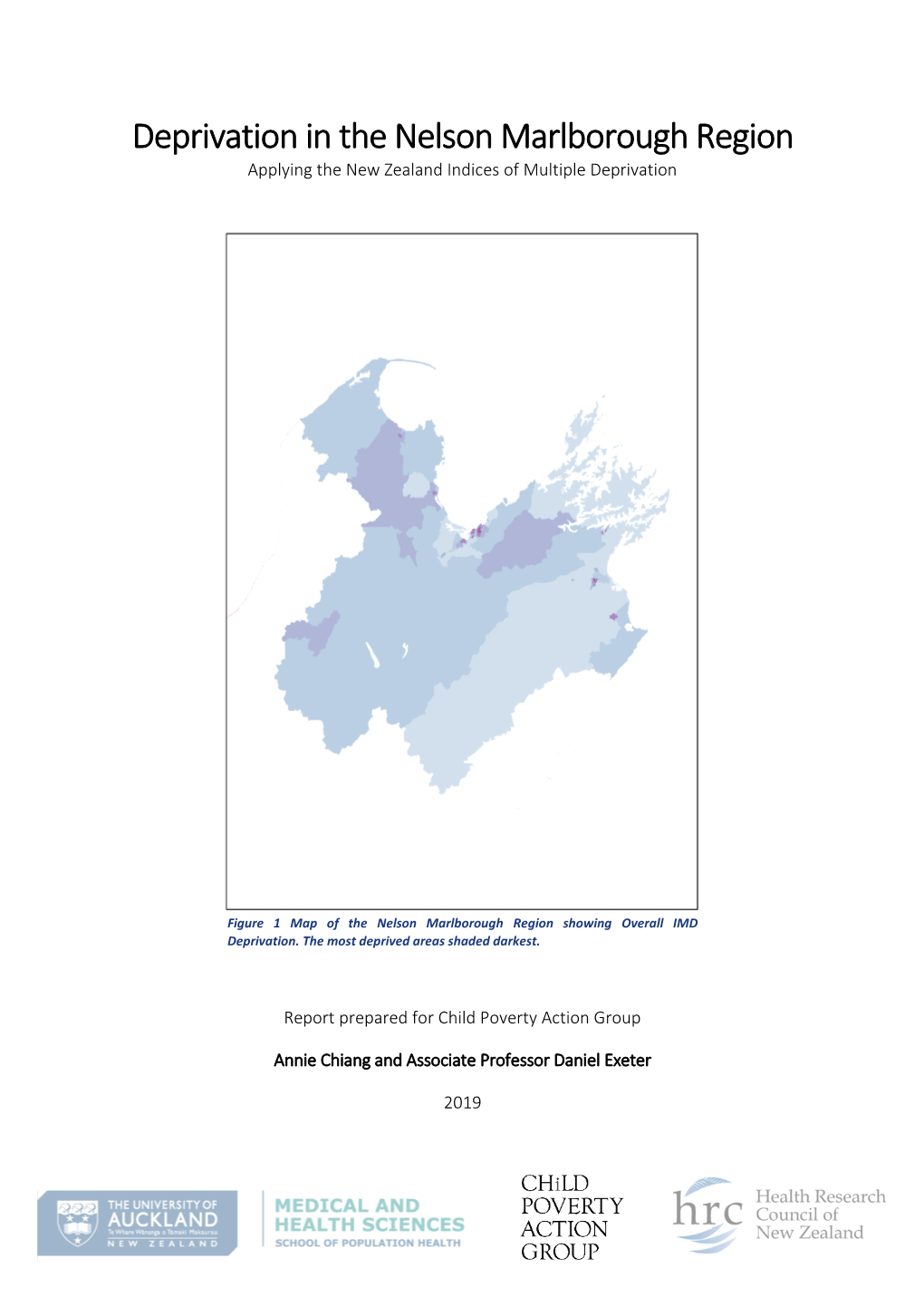 Deprivation in the Nelson Marlborough Region Applying the New Zealand Indices of Multiple Deprivation