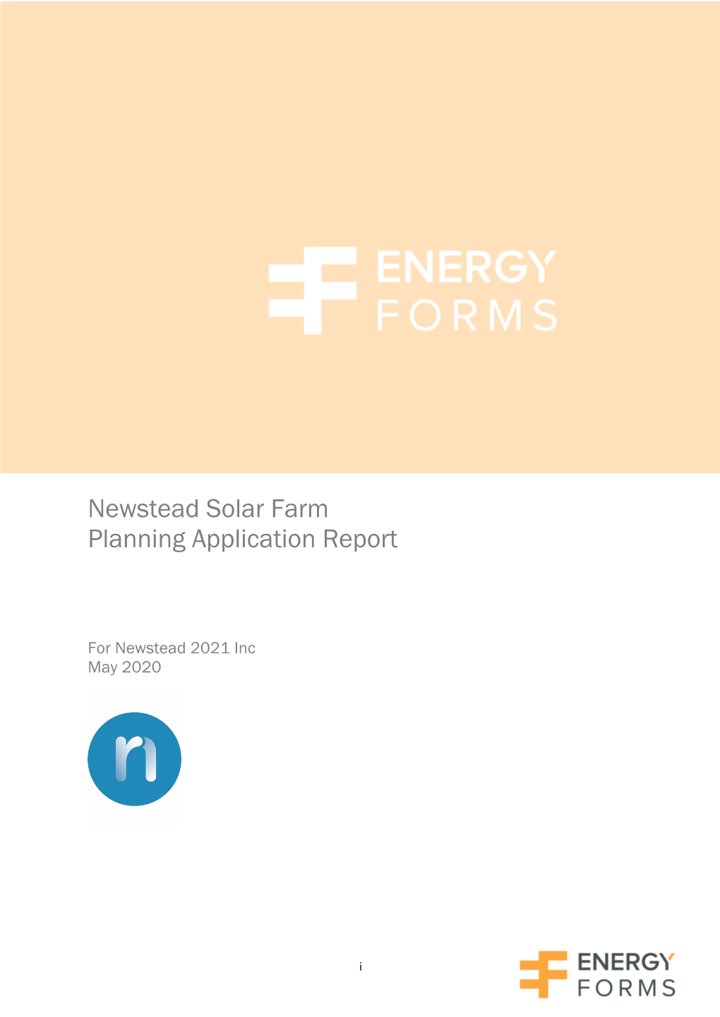 Newstead Solar Farm Planning Application Report