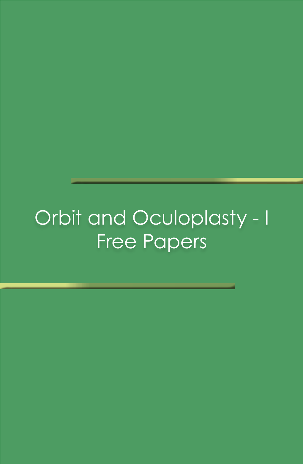 Orbit and Oculoplasty - I Free Papers AIOC in Mobile App