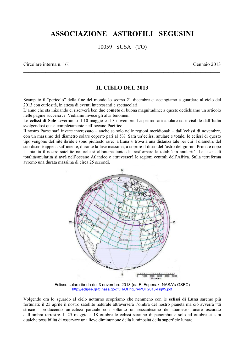 Aas Ci 161 Gennaio 2013