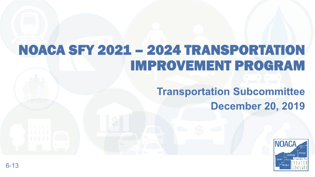 Noaca Sfy 2021 – 2024 Transportation Improvement Program
