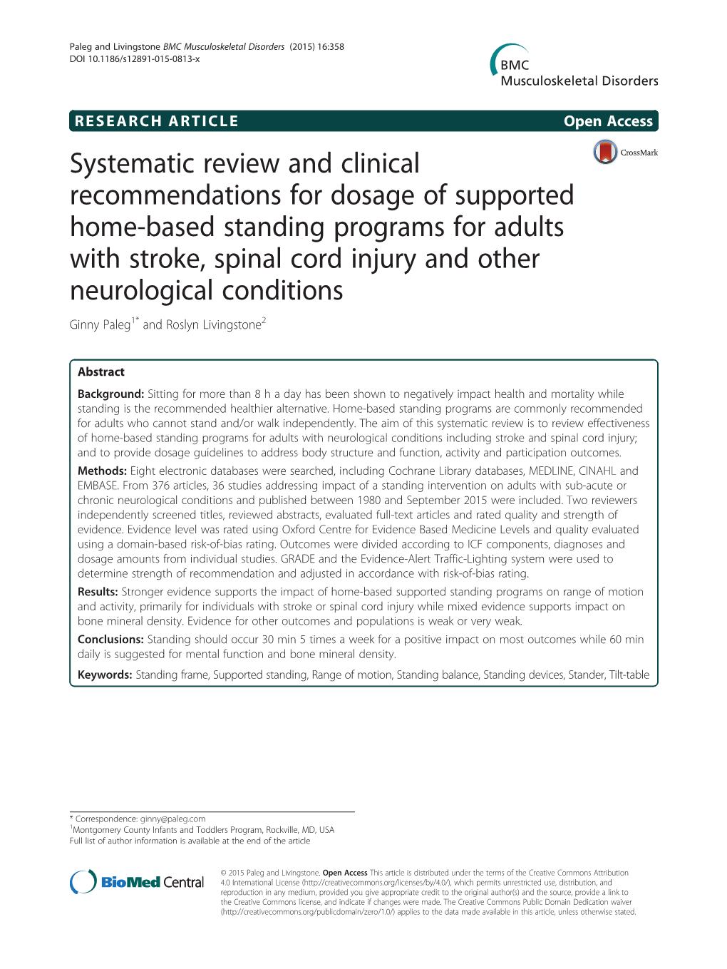 Systematic Review and Clinical Recommendations for Dosage Of