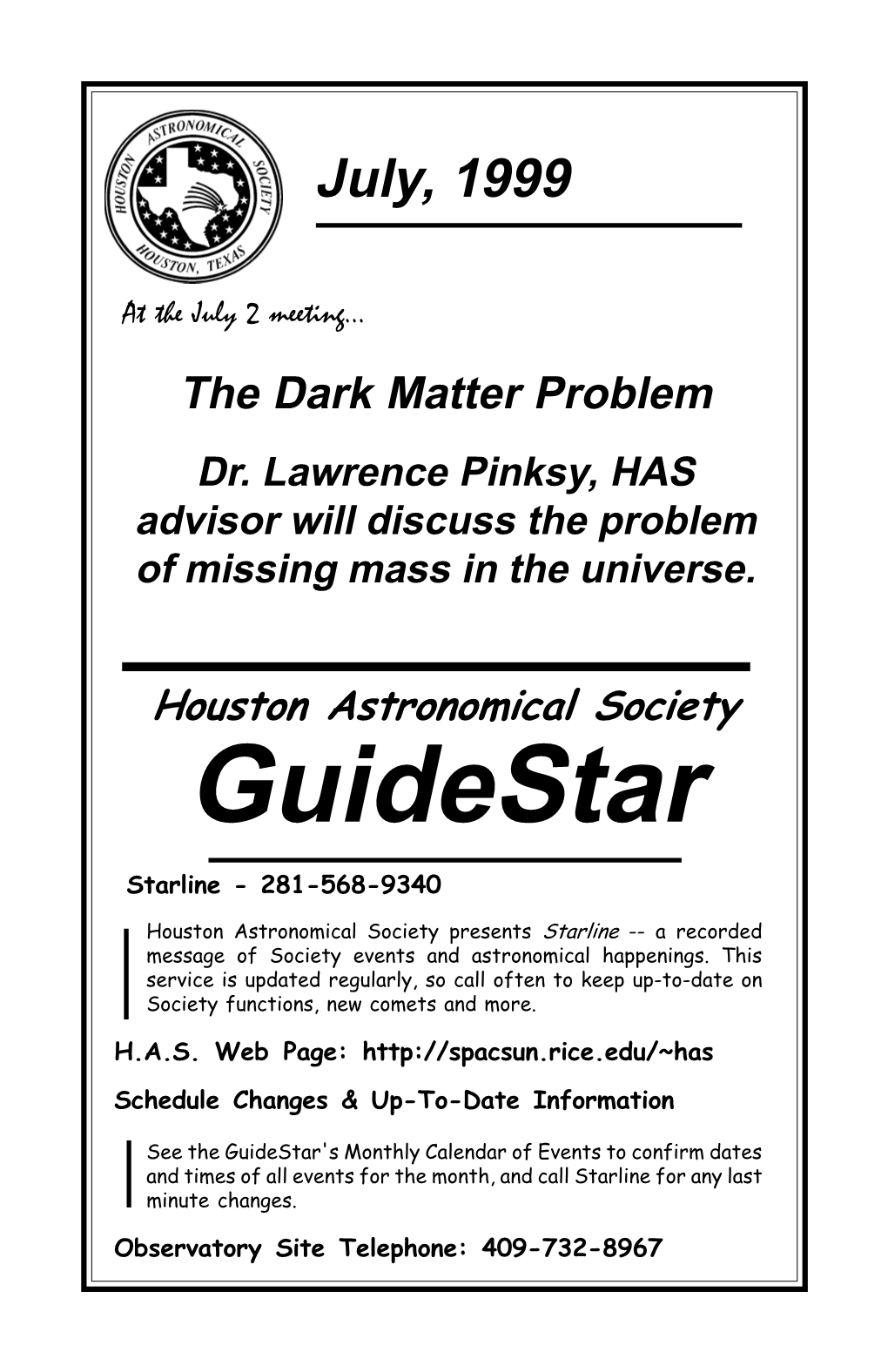 Guidestar Starline - 281-568-9340