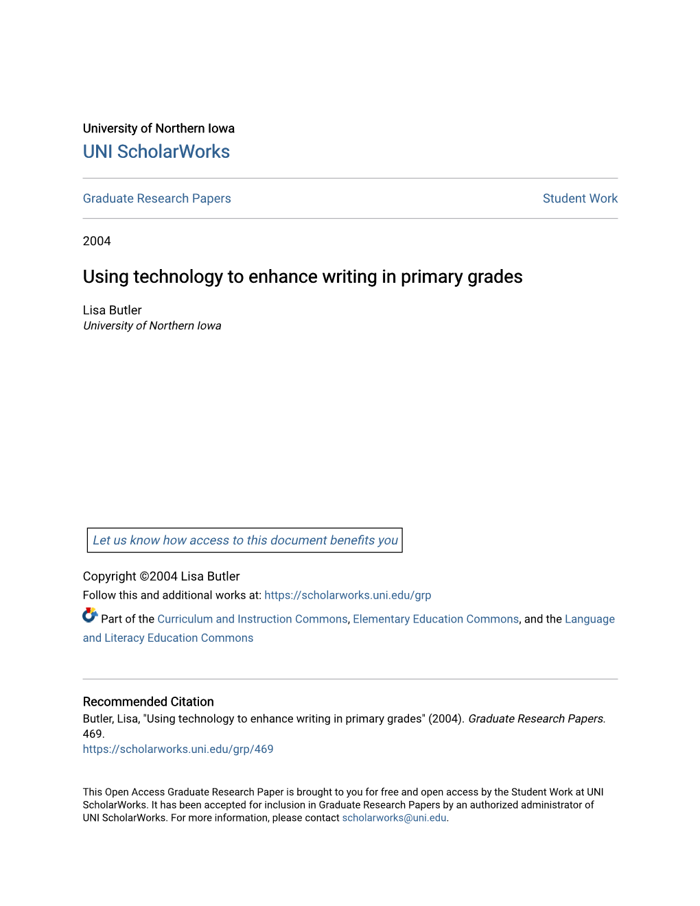 Using Technology to Enhance Writing in Primary Grades