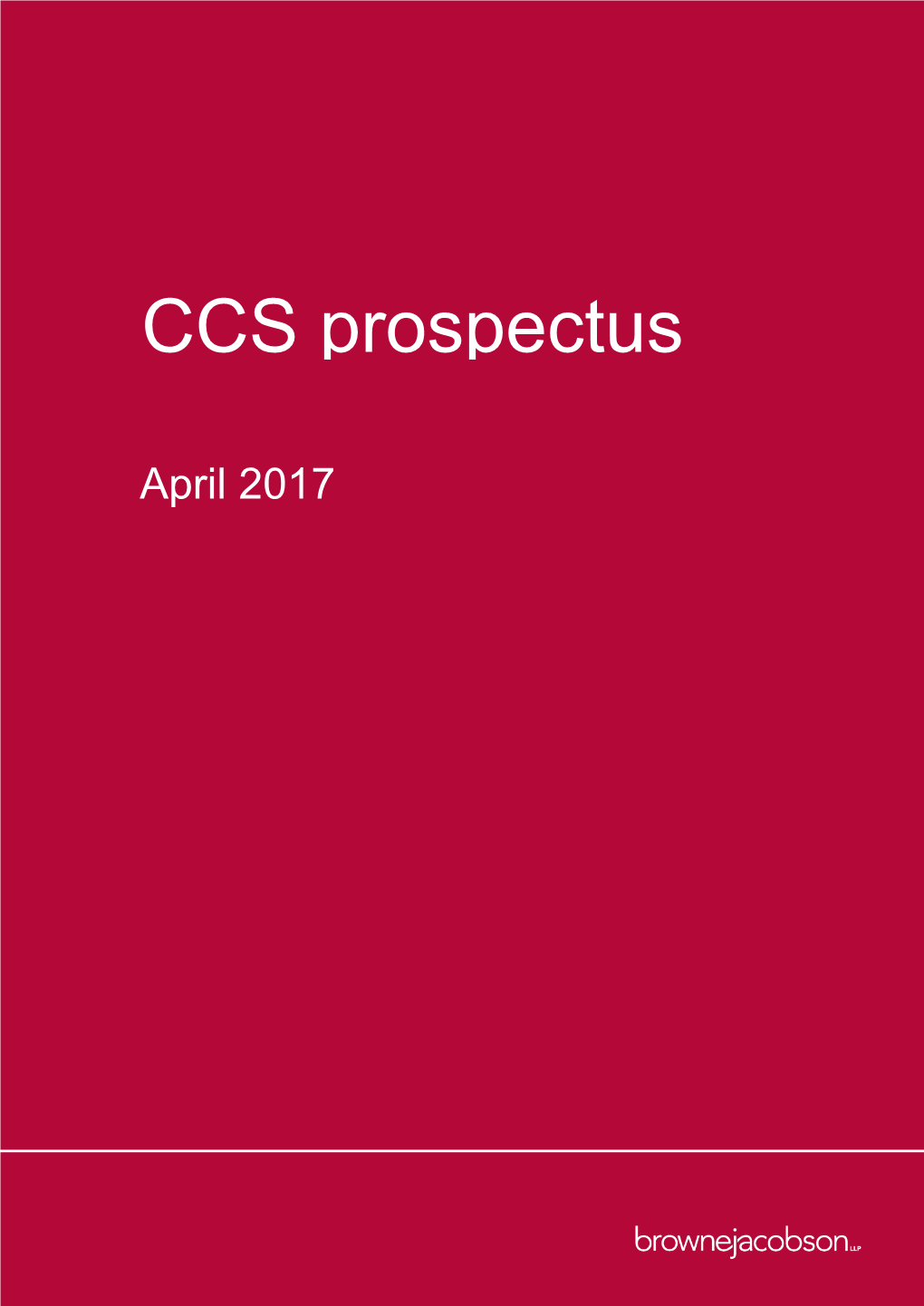CCS Prospectus