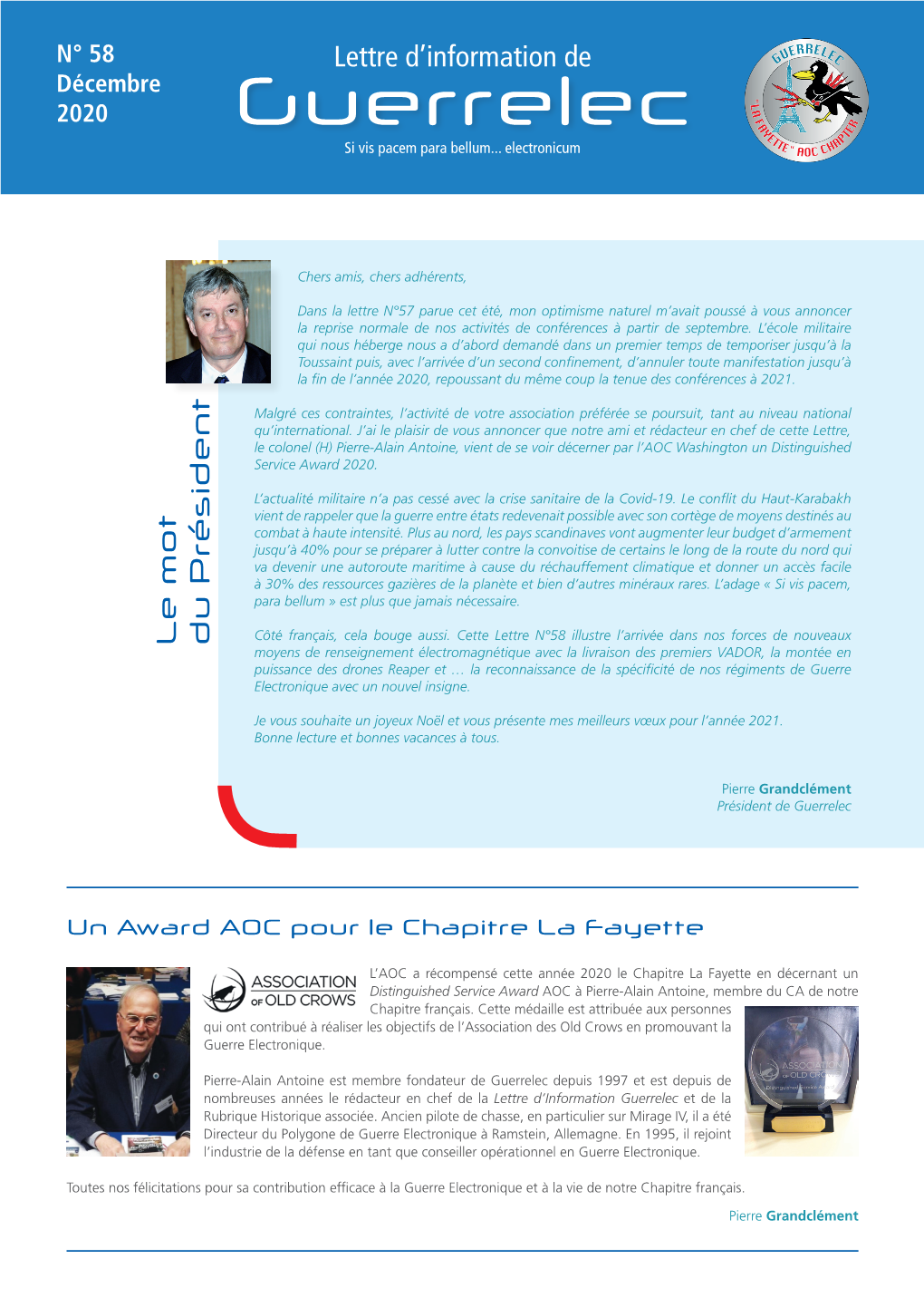 La Lettre De Guerrelec N°58