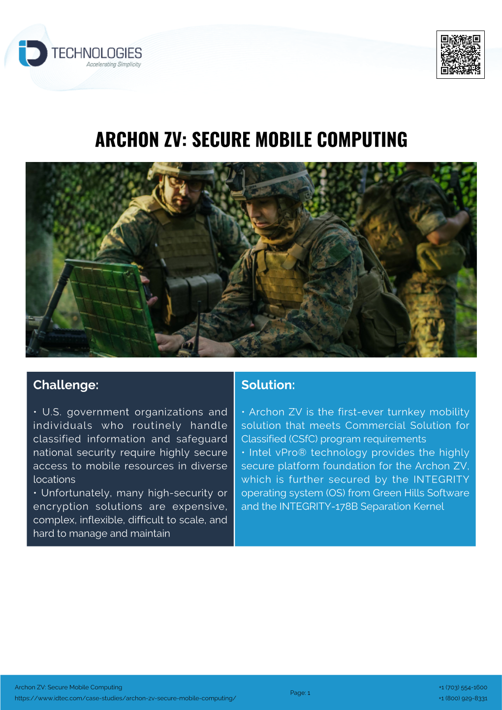 Archon Zv: Secure Mobile Computing