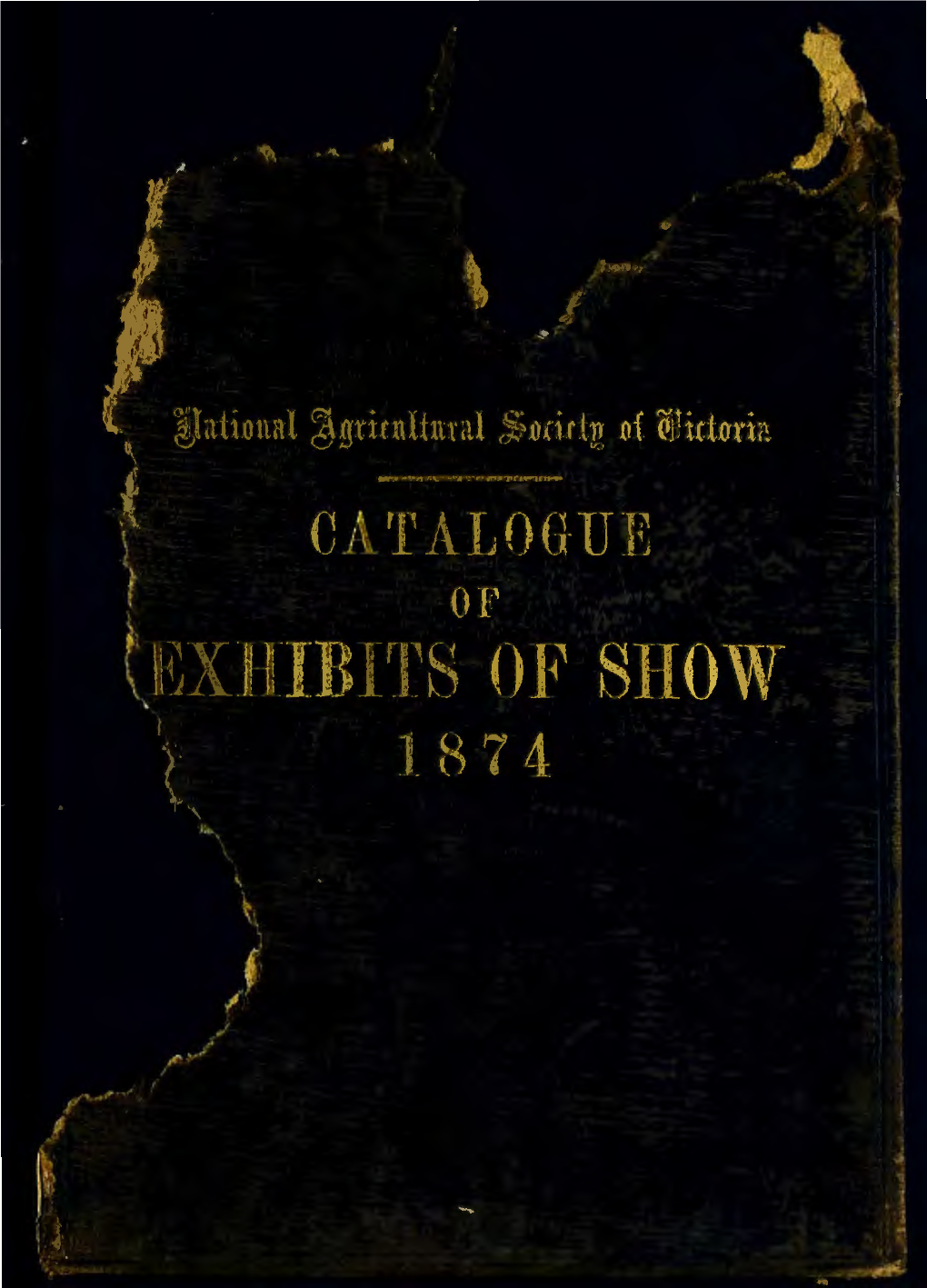 RMS Catalogue of Exhibits 1874
