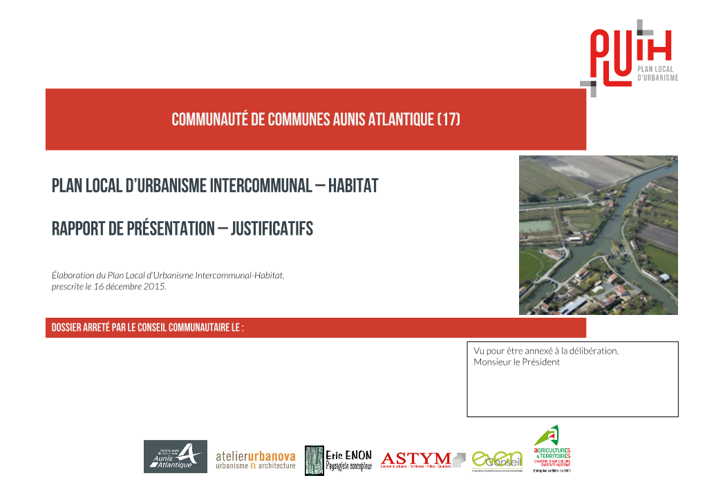 Plan Local D'urbanisme Intercommunal