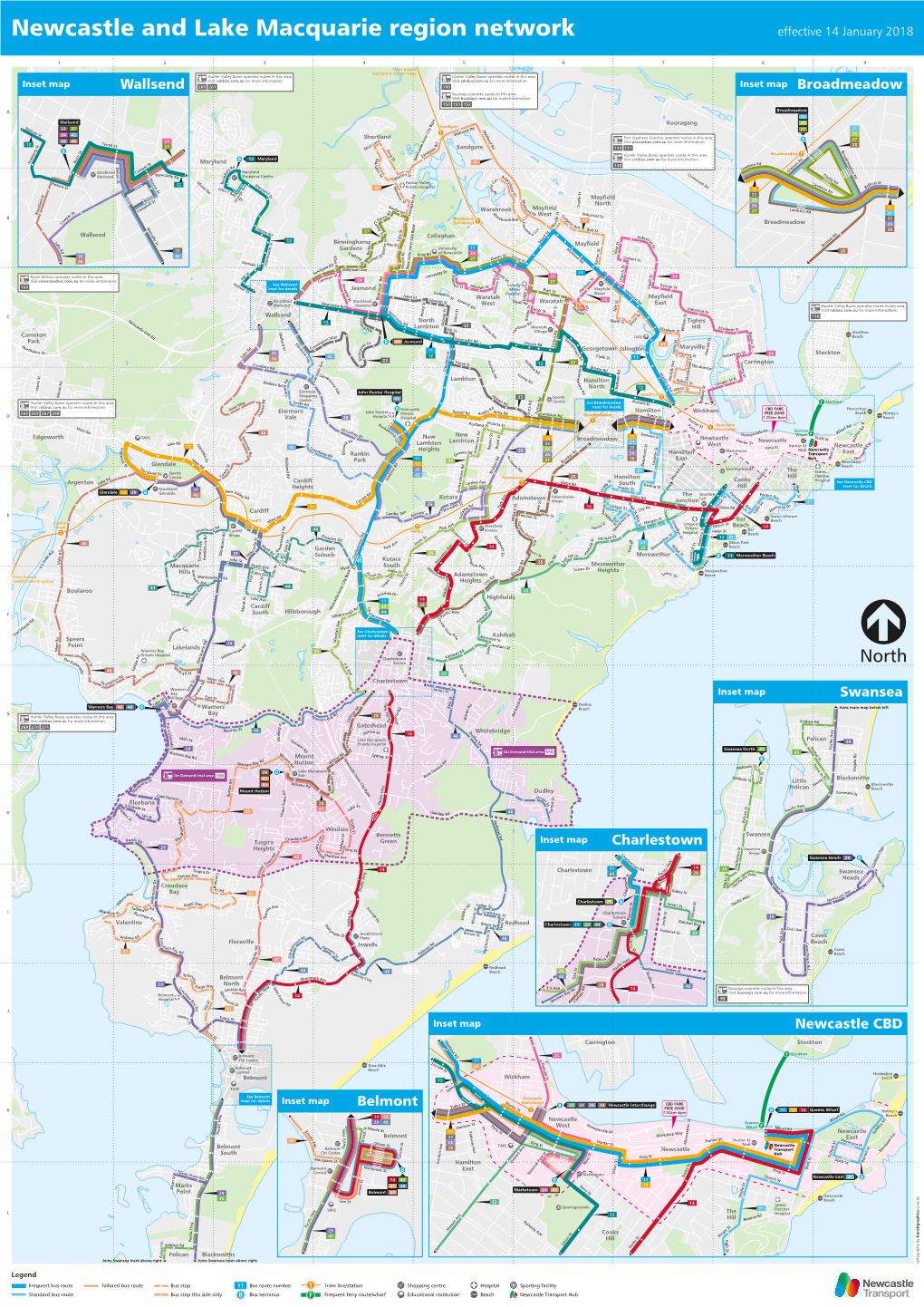 Newcastle and Lake Macquarie Region Network Effective 14 January 2018