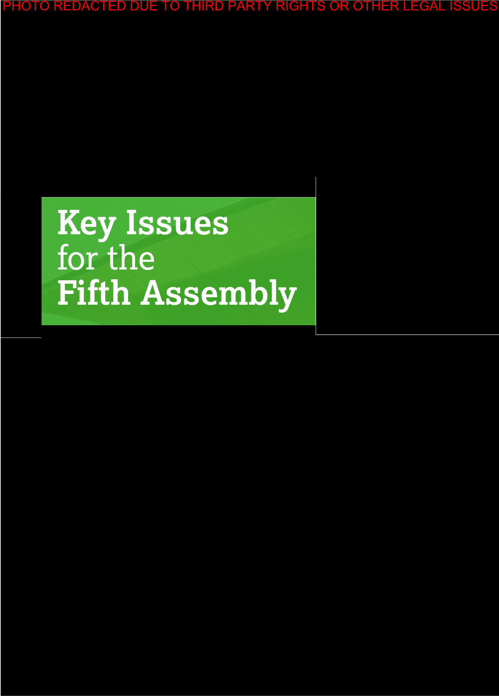 Key Issues for the Fifth Assembly