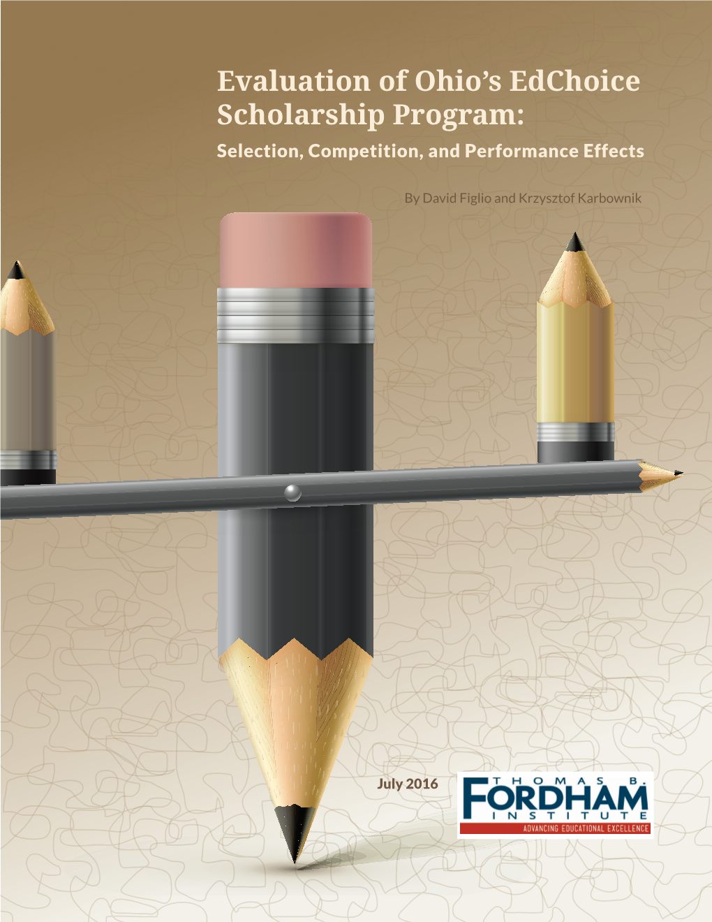Ohio’S Edchoice Scholarship Program: Selection, Competition, and Performance Effects