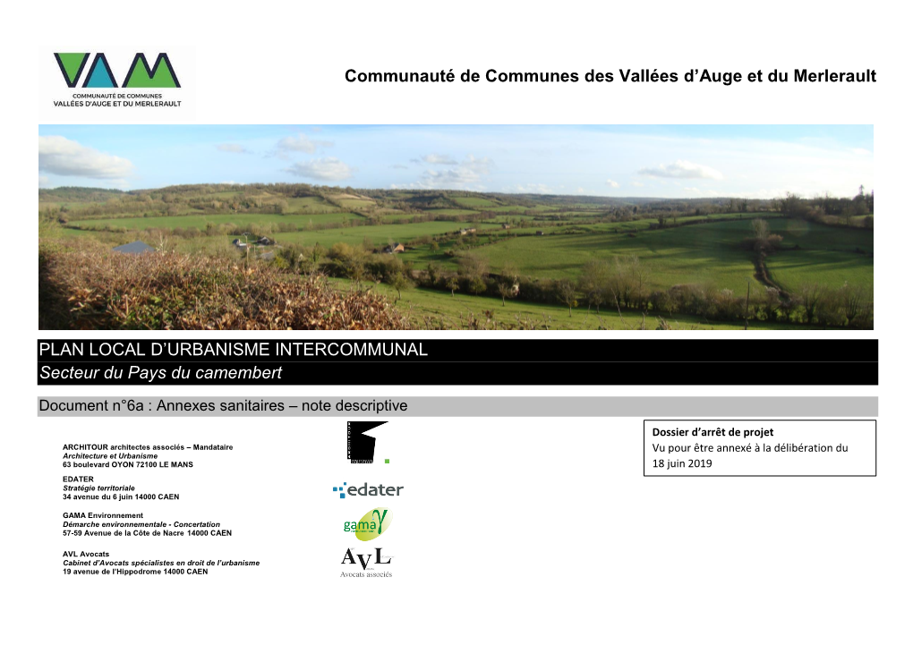 Communauté De Communes Des Vallées D'auge Et Du Merlerault