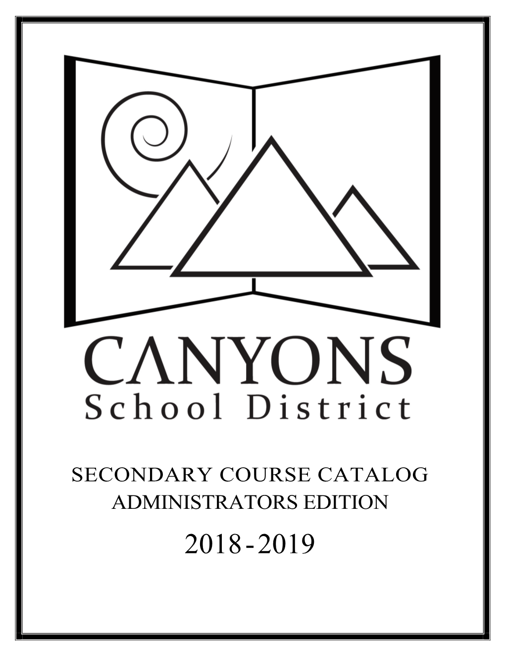 Secondary Course Catalog Administrators Edition