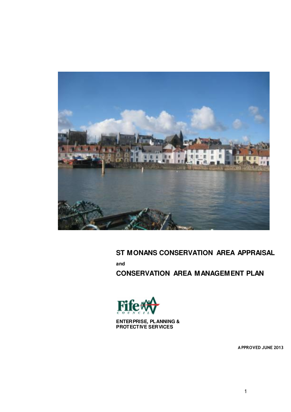 St Monans Conservation Area Appraisal and Management Plan