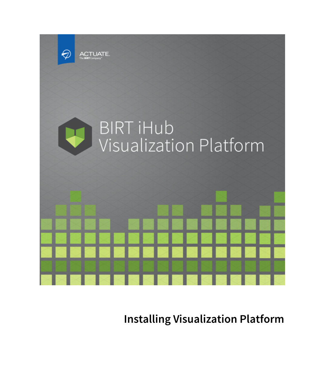 Installing Visualization Platform Information in This Document Is Subject to Change Without Notice