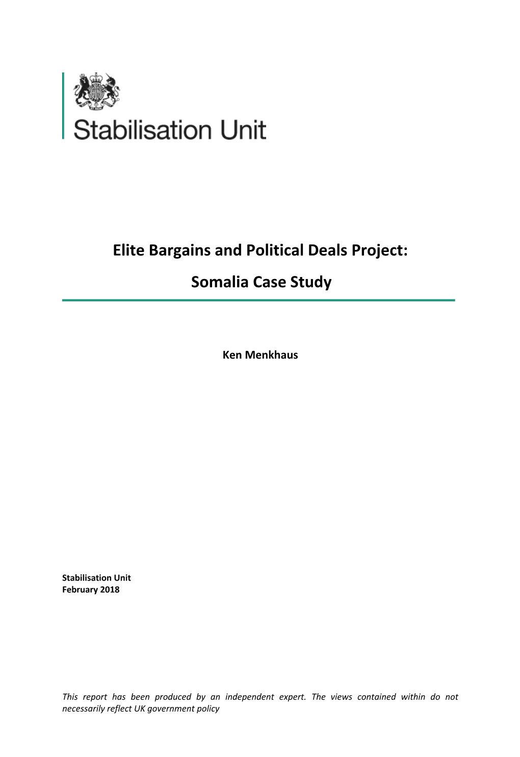 Somalia Case Study