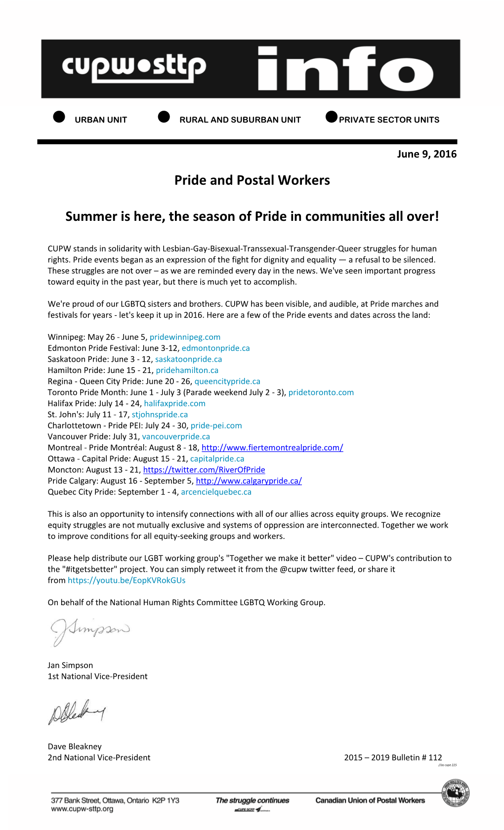 Pride and Postal Workers (Pdf)