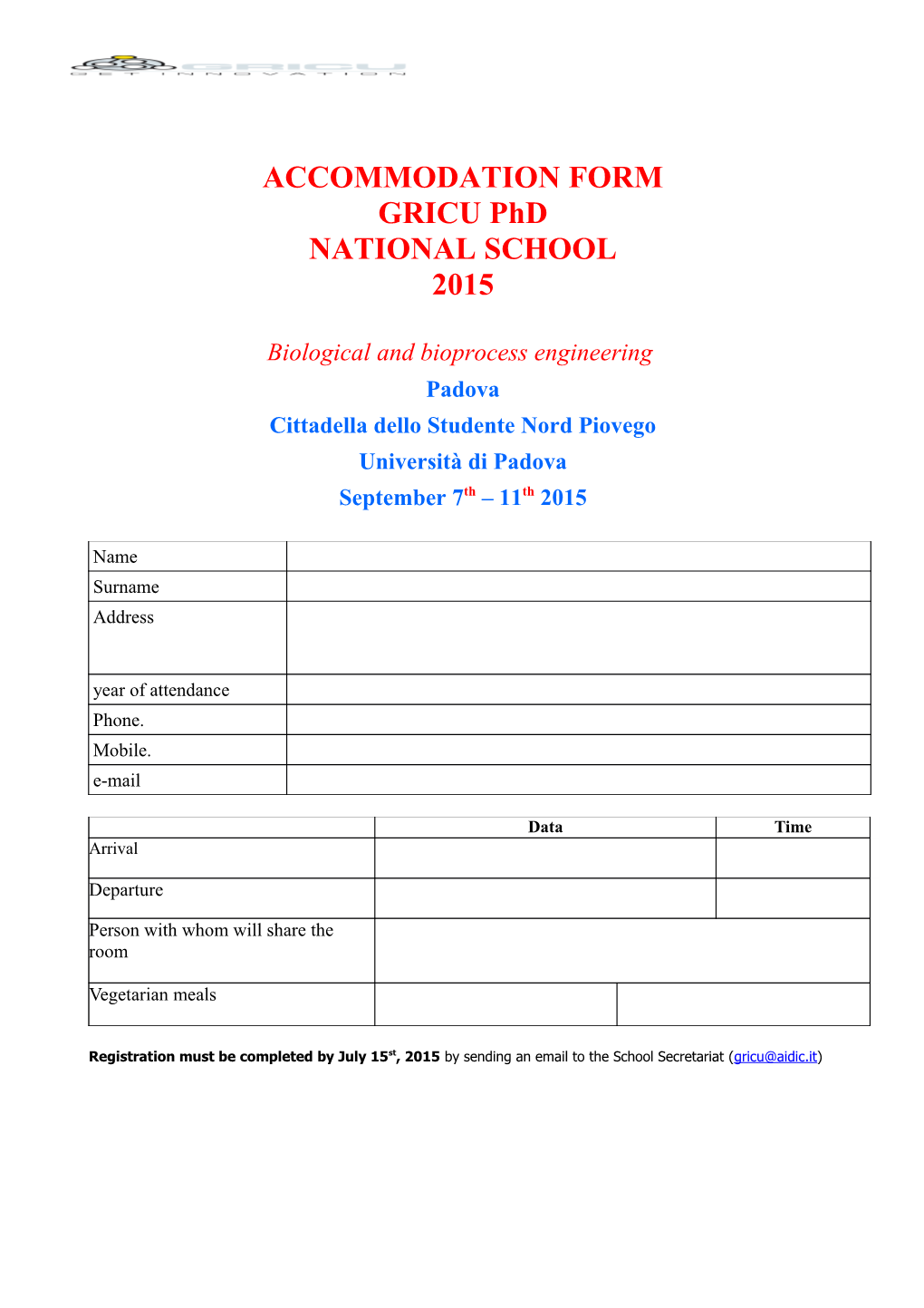 Accommodation Form s1