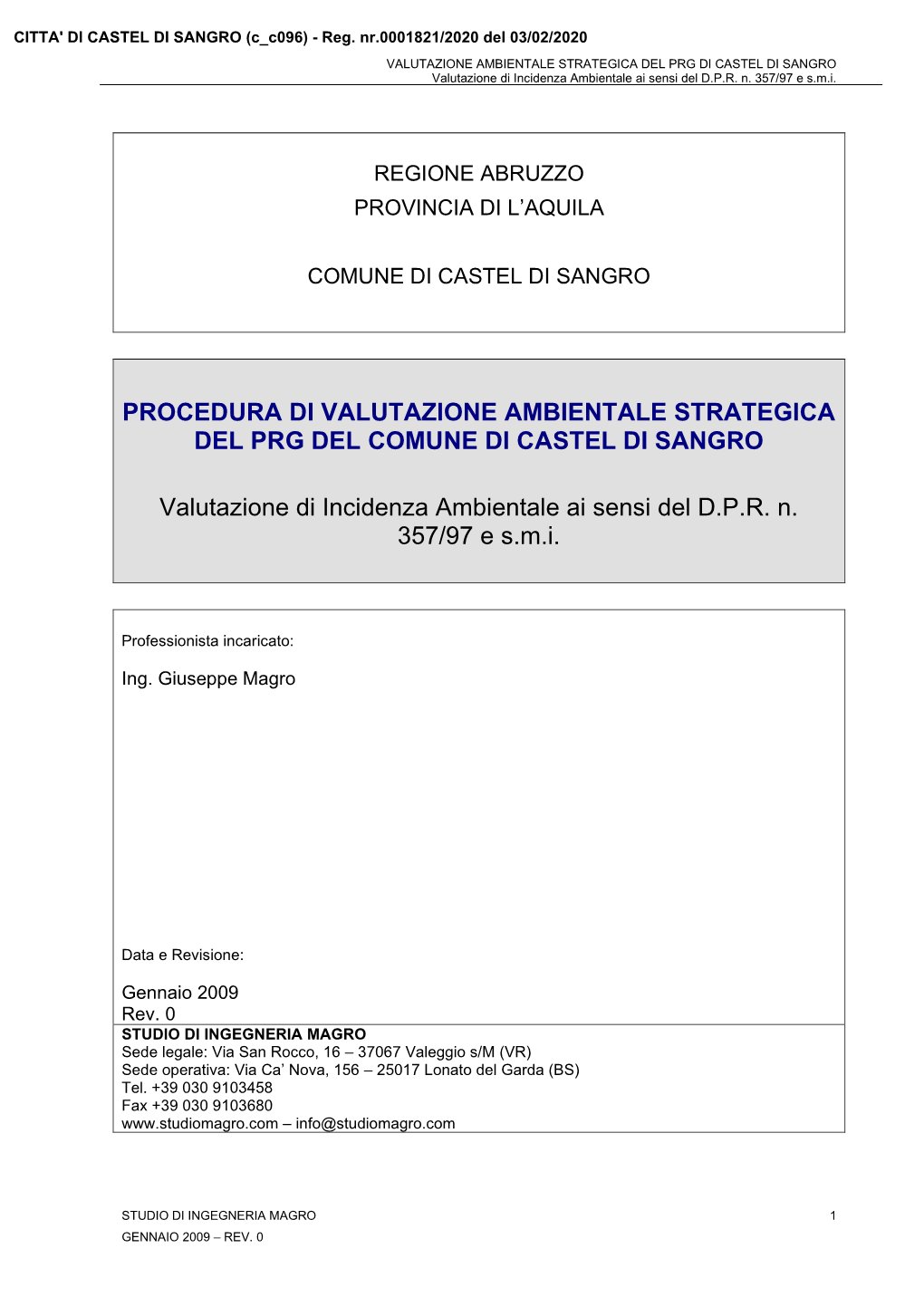 VINCA PRG Castel Di Sangro.Pdf