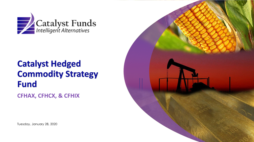 Catalyst Hedged Commodity Strategy Fund CFHAX, CFHCX, & CFHIX